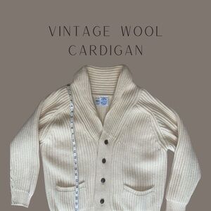 Vinatge 100% Wool Cardigan